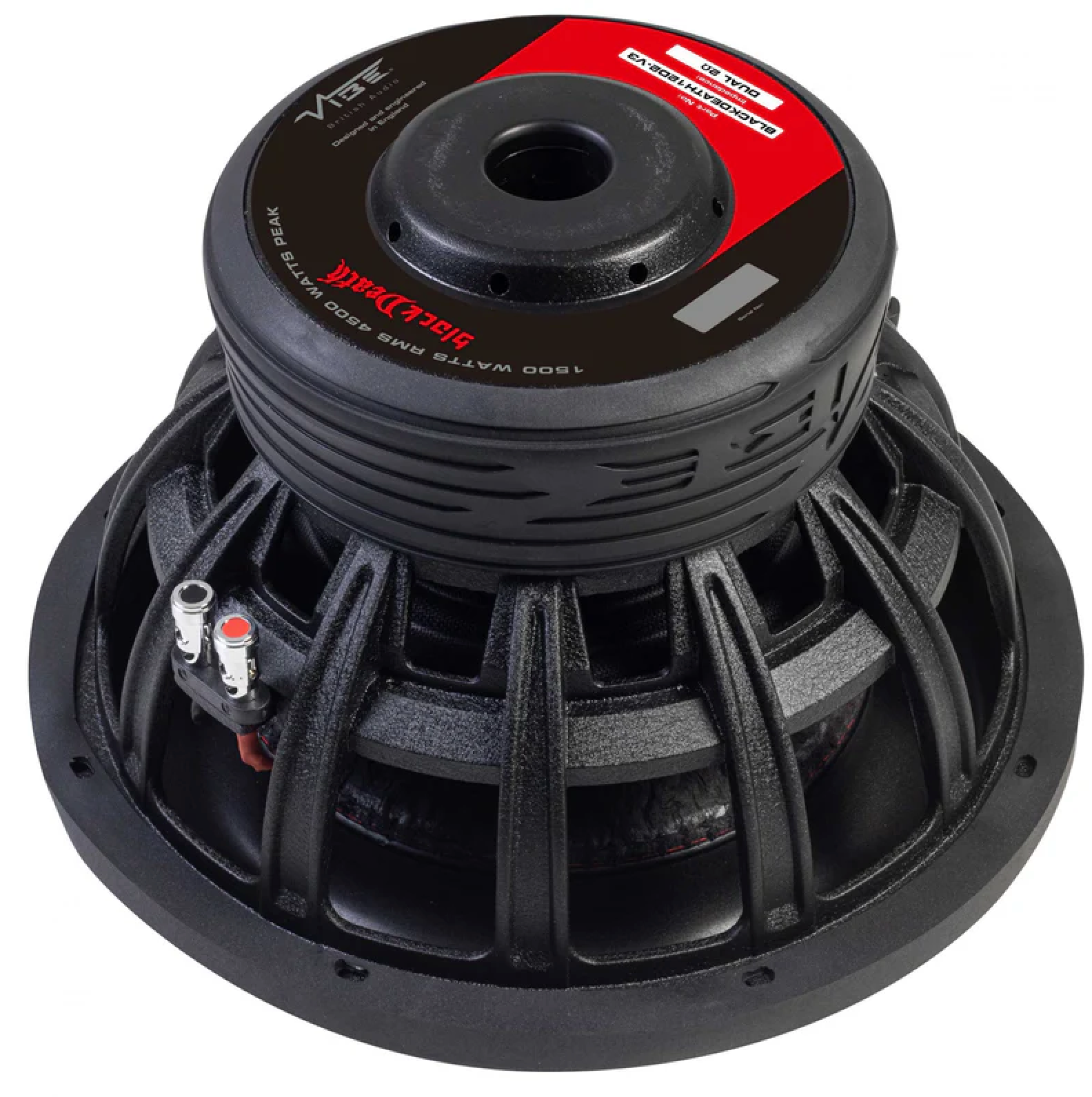 Vibe BD12D2-V4 - 12" BLACKDEATH Bass Car Subwoofer Dual 2 Ohm 4500W