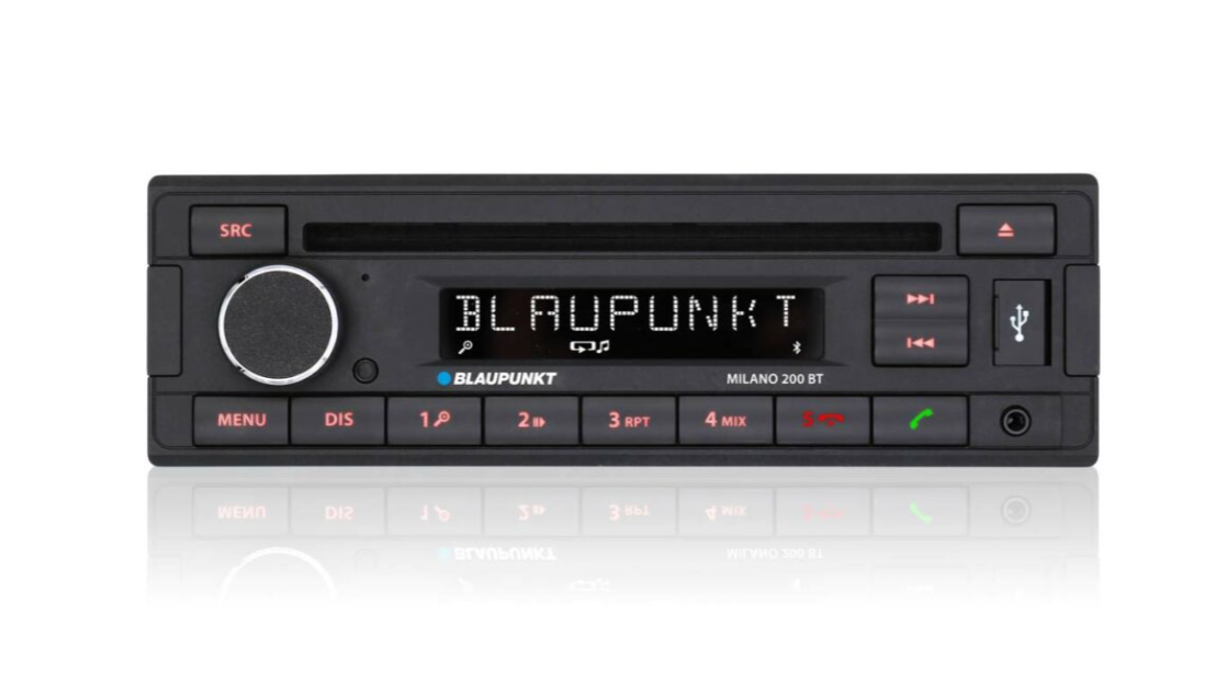 Blaupunkt MILANO 200 BT - Car Radio Stereo CD Player AUX iPhone Retro Style