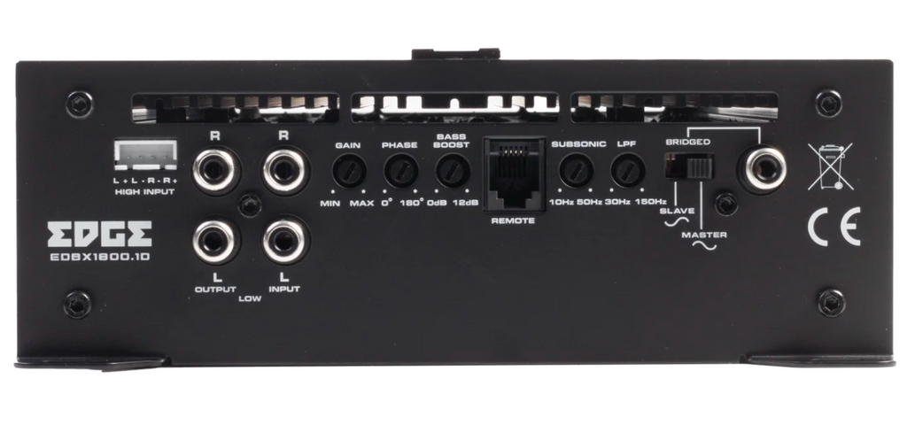 Edge EDBX1800.1D-E4 - Monoblock DBX Series Car Amplifier 3600 Watts
