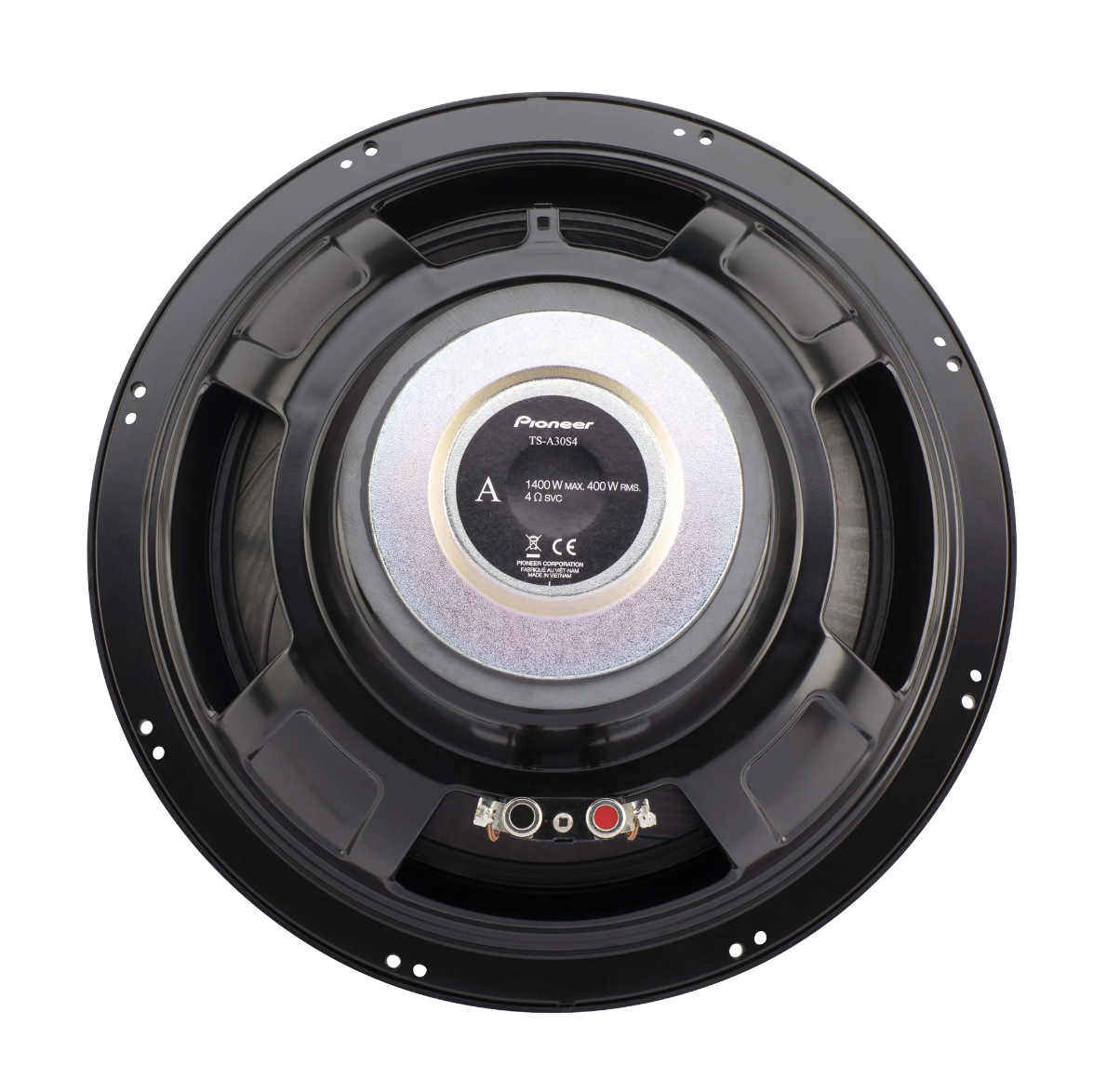 Pioneer TS-A30S4 - 12" - Car Subwoofer Single 4 Ohm 1400W Max Power