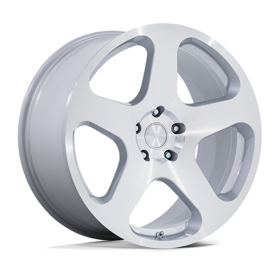 Rotiform NUE - Gloss Silver W/ Machined Face Alloy Wheel (Single Wheel)