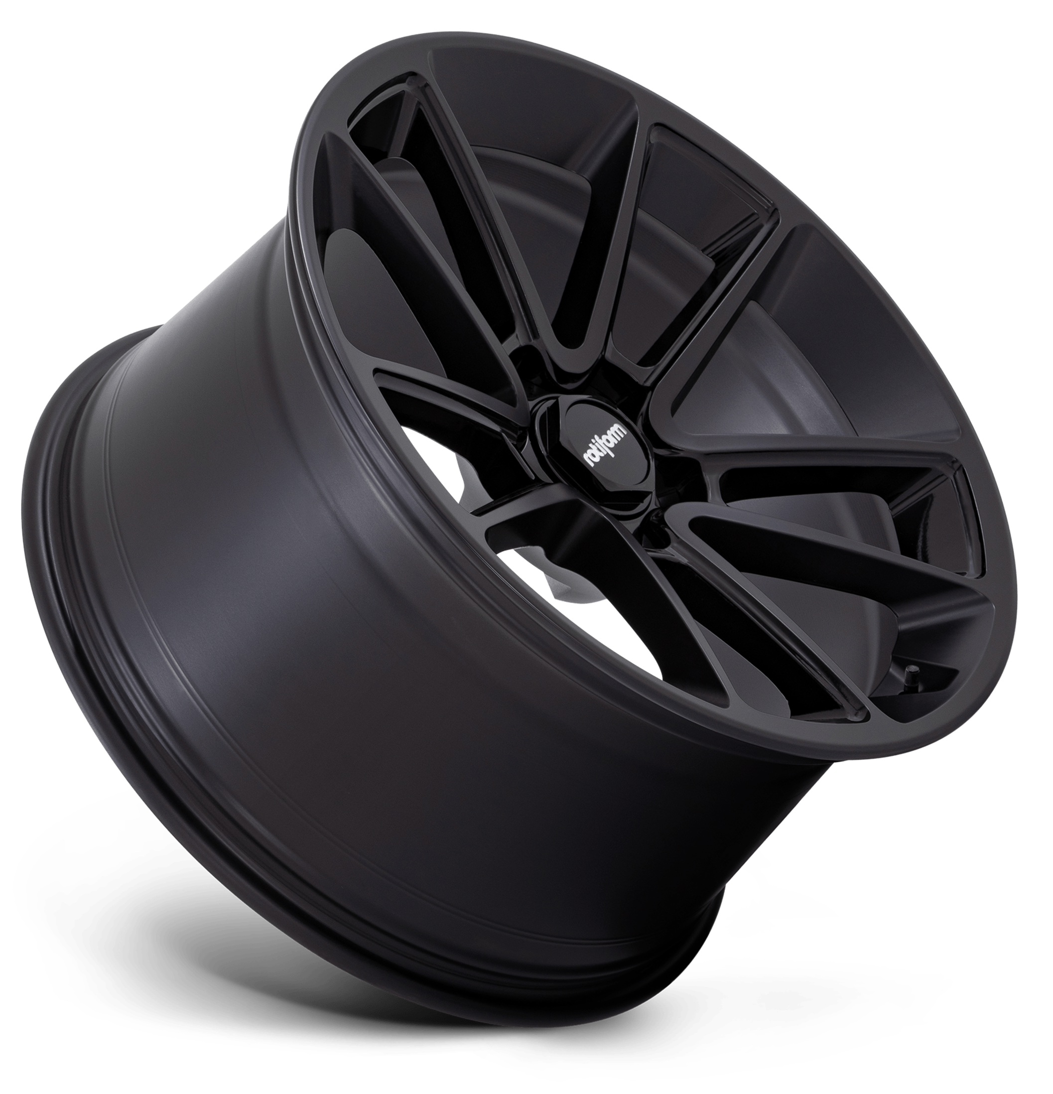 Rotiform BTL - Matt Black W/Black Cap Alloy Wheel (Single Wheel)