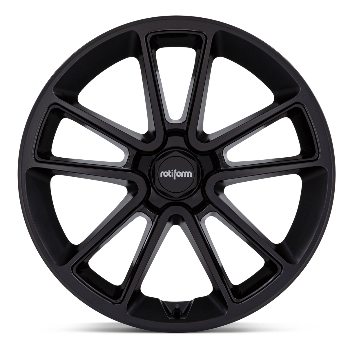 Rotiform BTL - Matt Black W/Black Cap Alloy Wheel (Single Wheel)