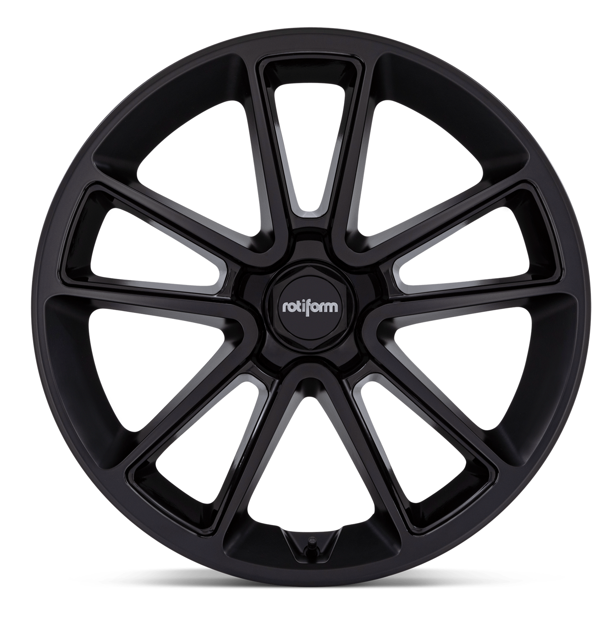 Rotiform BTL - Matt Black W/Black Cap Alloy Wheel (Single Wheel)