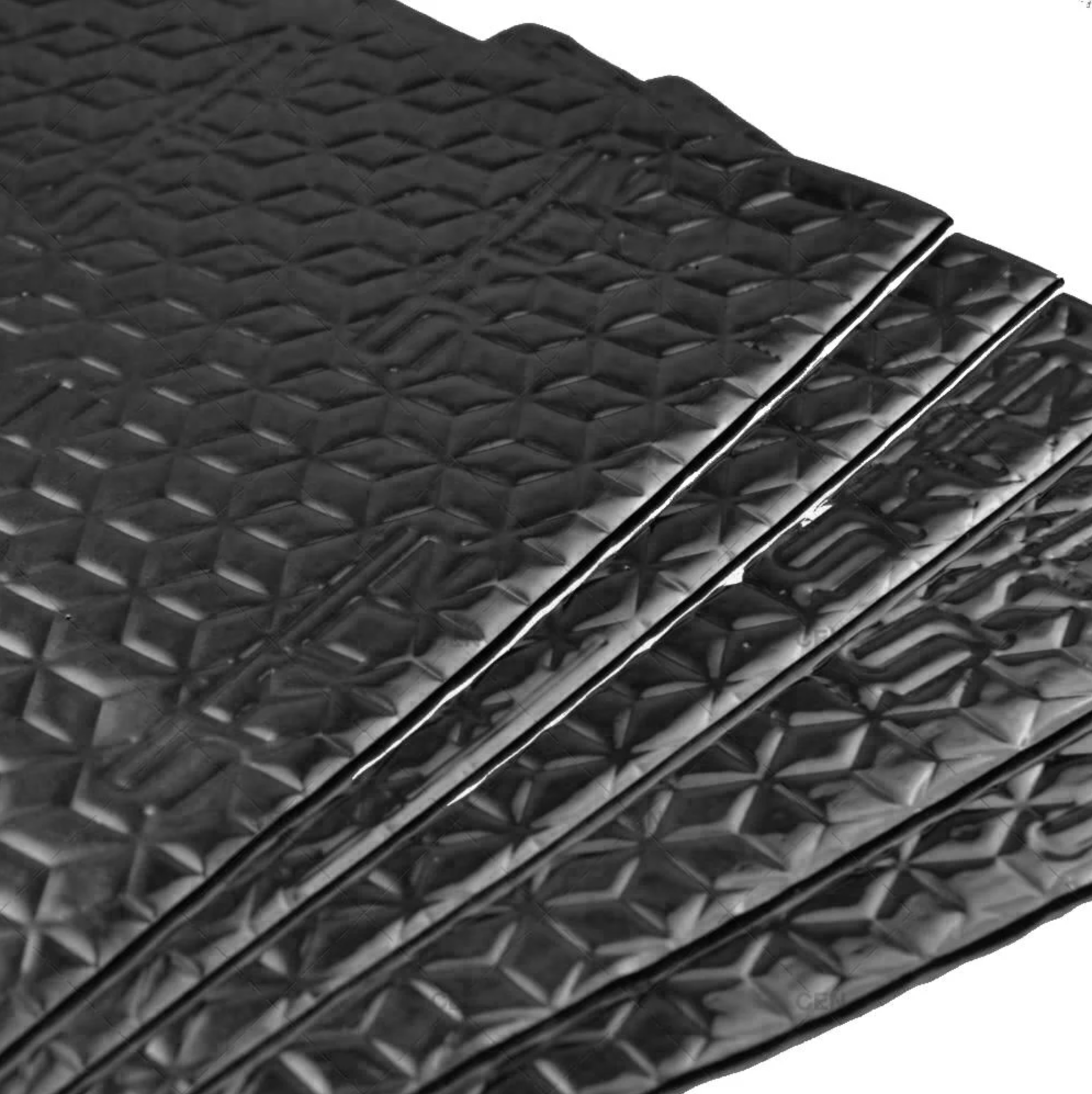 Skinz Sound Deadening Material Black 2mm - 20 Sheets - 375mm x 530mm