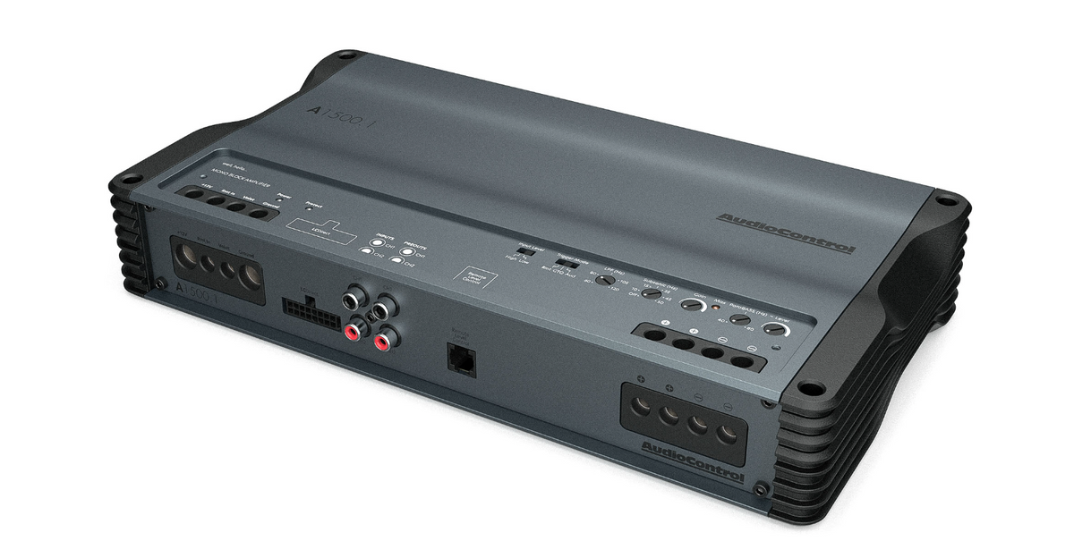 AudioControl A1500.1 - Monoblock 1 Channel Car Bass AMplifier 1500W RMS @ 1.33Ω
