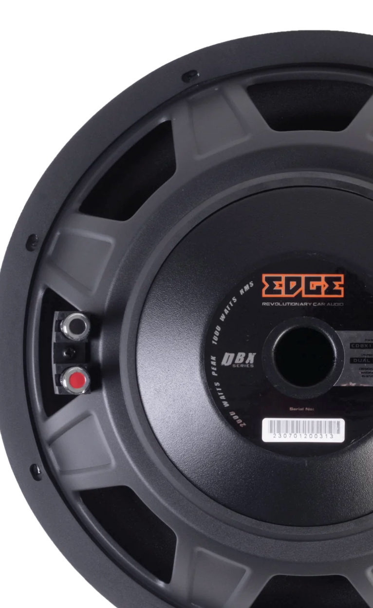 Edge EDBX12D2-E3 - 12" Dual 2 Ohm Car Bass Sub Car Subwoofer 2000 Watts
