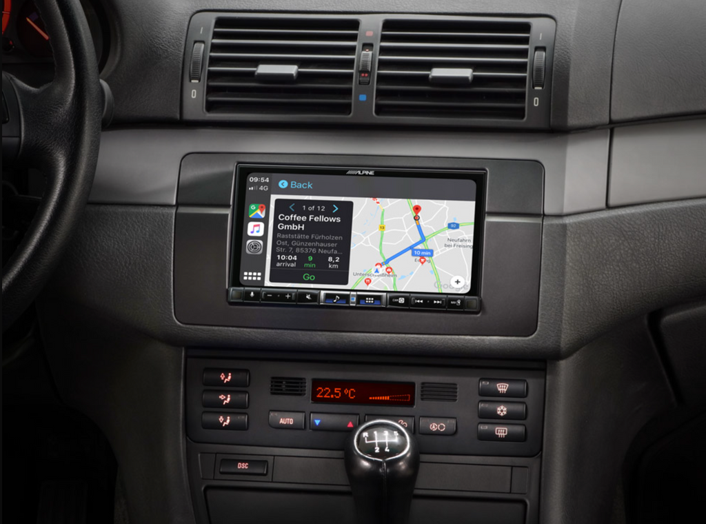 Alpine iLX-705E46 - 7" Touchscreen CarPlay Android Auto DAB Bluetooth Stereo for BMW E46