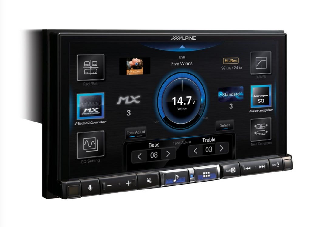 Alpine iLX-705E46 - 7" Touchscreen CarPlay Android Auto DAB Bluetooth Stereo for BMW E46