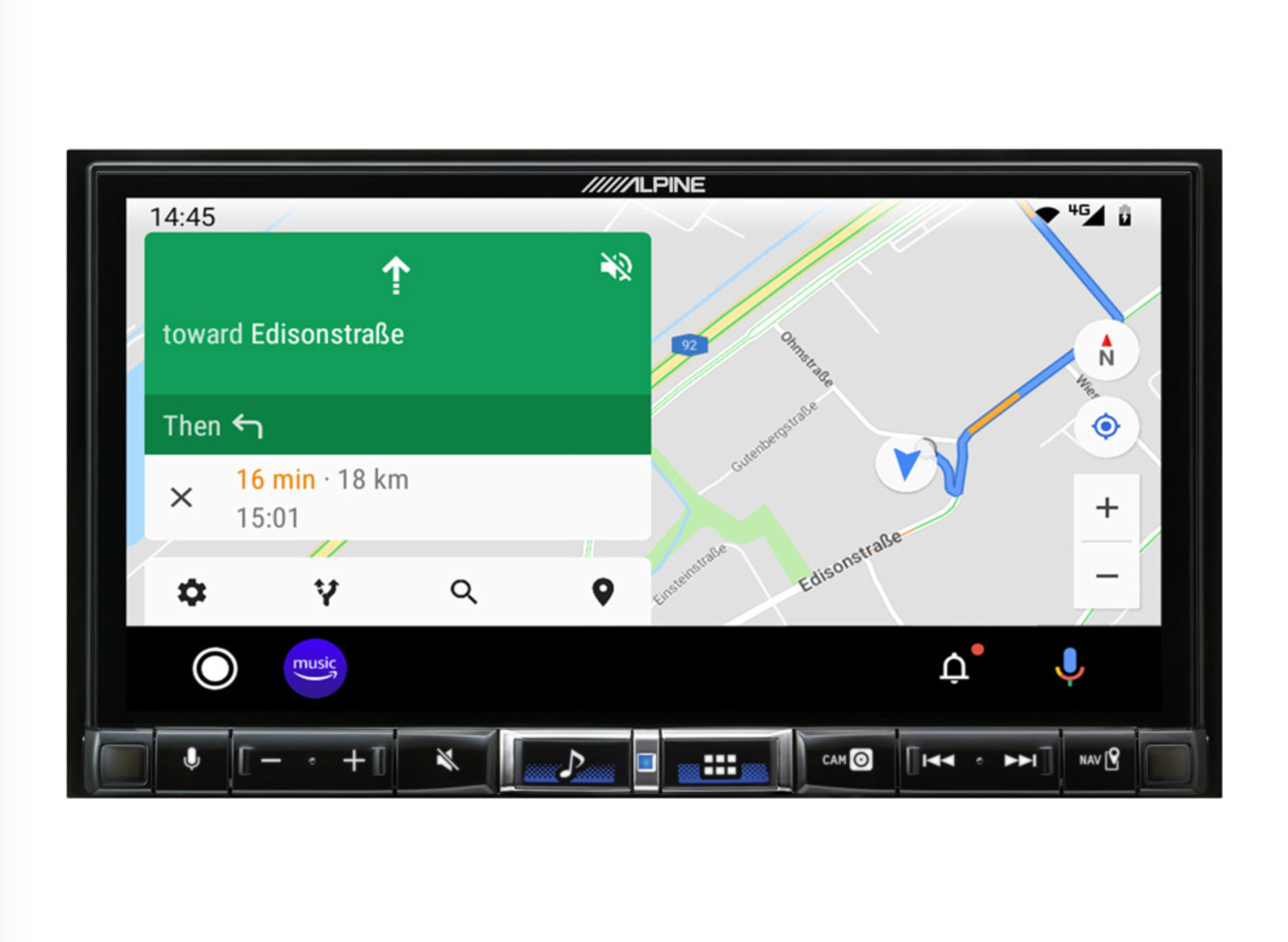 Alpine iLX-705E46 - 7" Touchscreen CarPlay Android Auto DAB Bluetooth Stereo for BMW E46