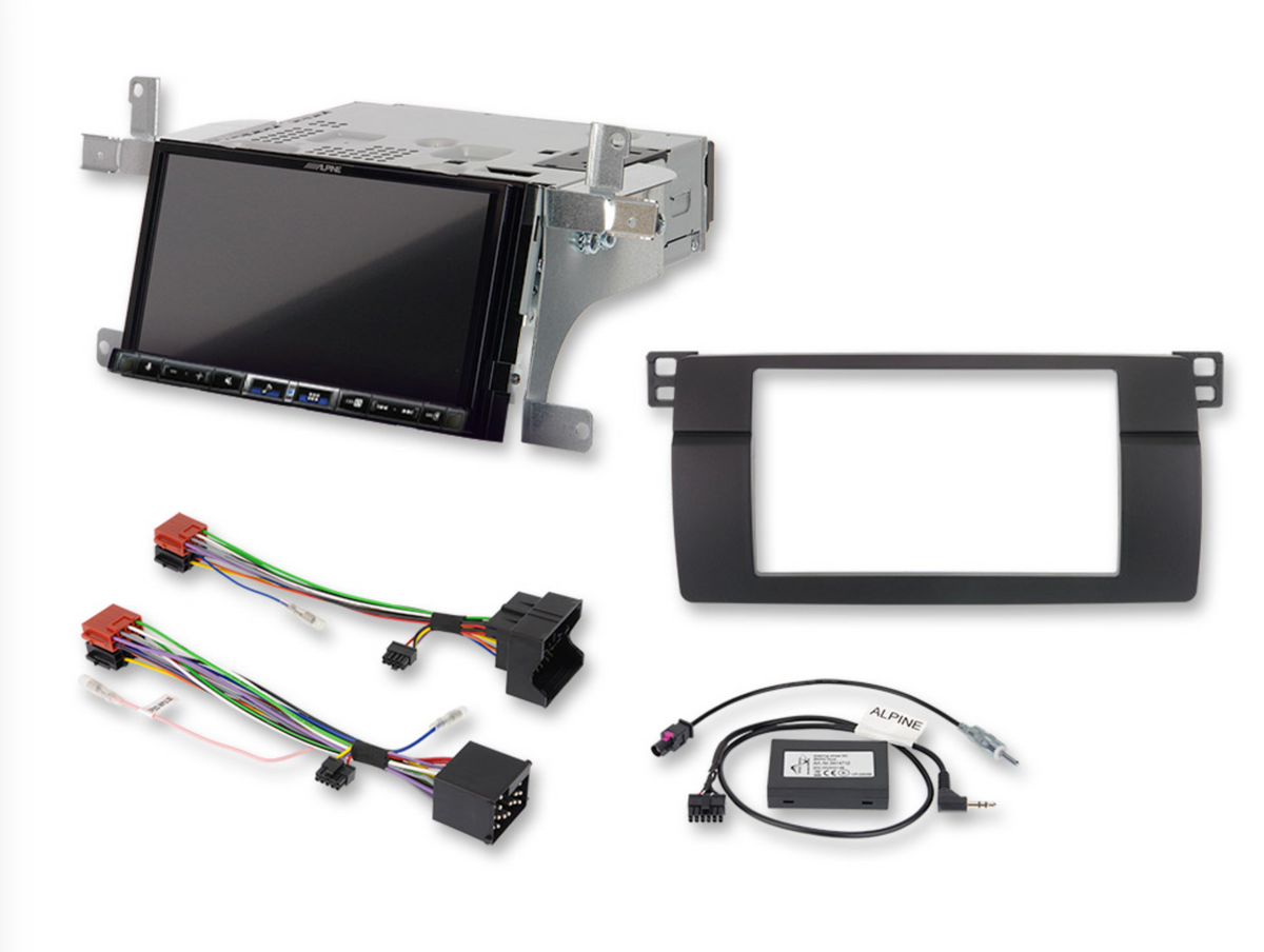Alpine iLX-705E46 - 7" Touchscreen CarPlay Android Auto DAB Bluetooth Stereo for BMW E46