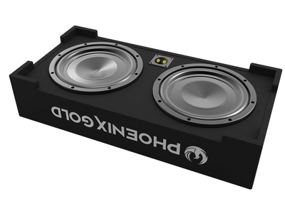 Phoenix Gold ZX210PBSi - Twin 10 Slim Passive Subwoofer Box 700W