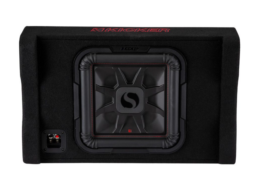 Kicker 12 inch L7T Down Firing Subwoofer Enclosure & GMD Amplifier Package