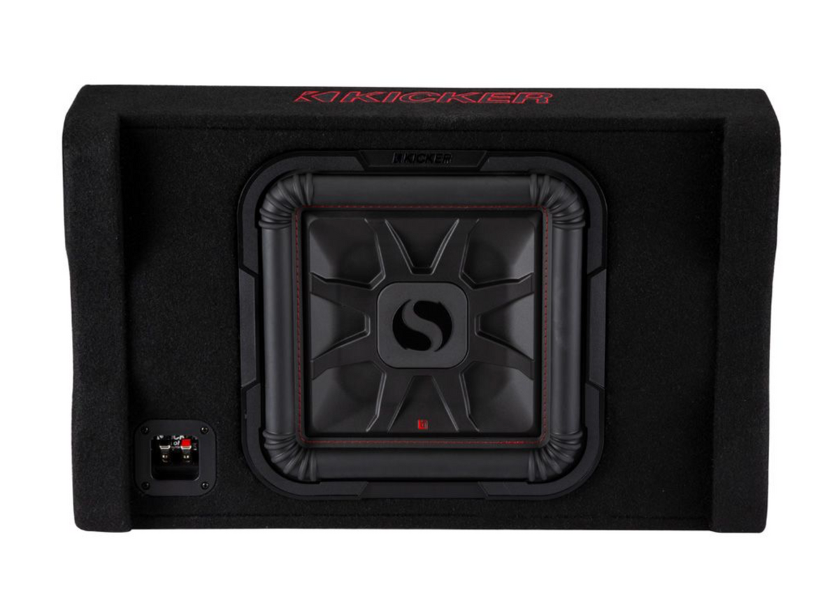 Kicker 12 inch L7T Down Firing Subwoofer Enclosure & GMD Amplifier Package