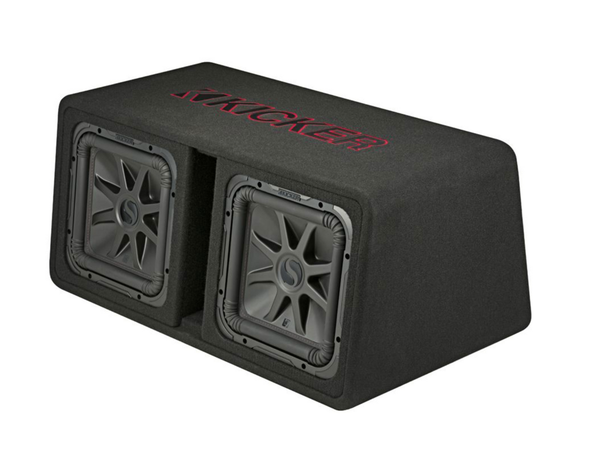 Kicker KA45DL7R122 - L7R Dual 12" Ported Loaded Subwoofer Enclosure 1200W RMS