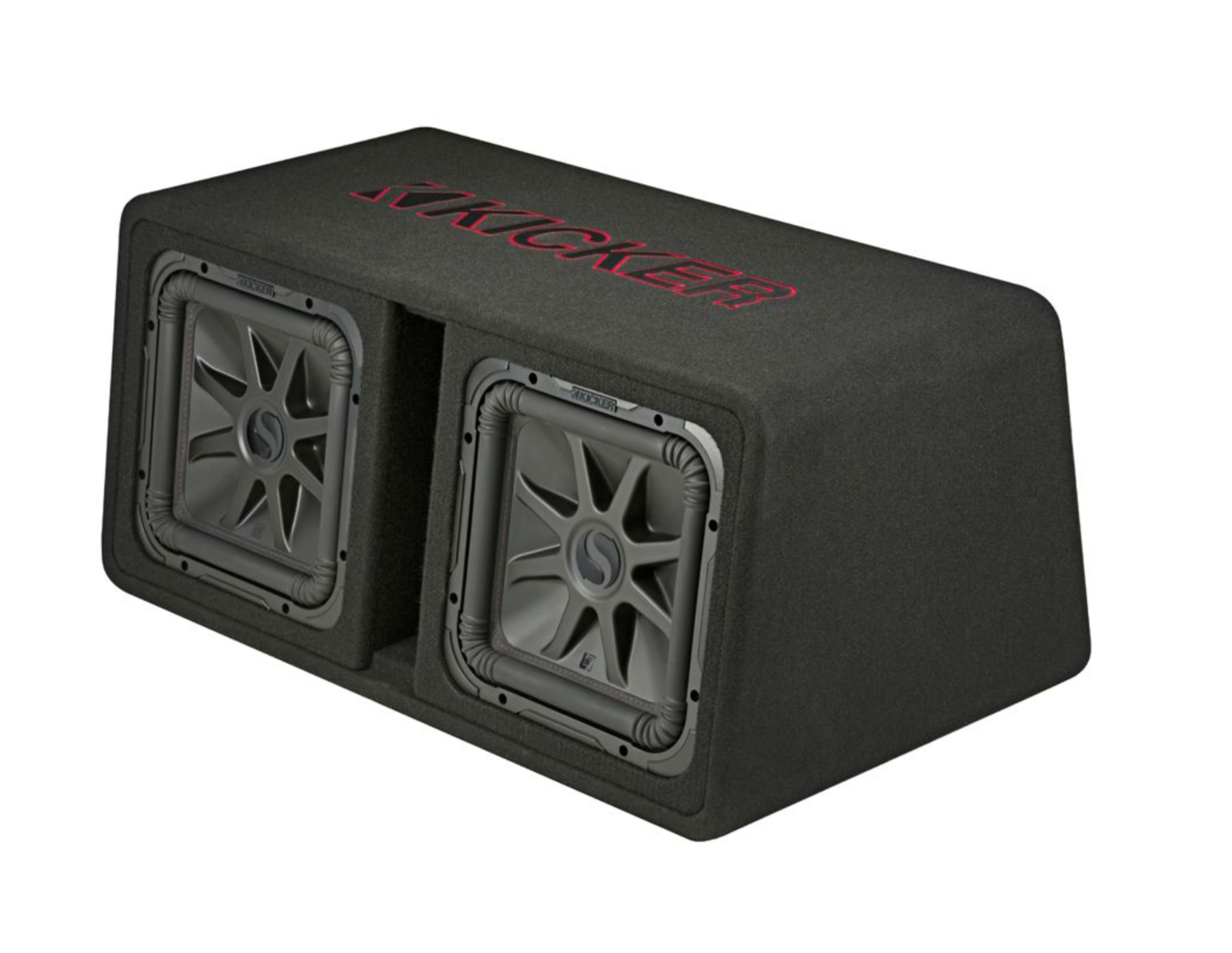 Kicker KA45DL7R122 - L7R Dual 12" Ported Loaded Subwoofer Enclosure 1200W RMS