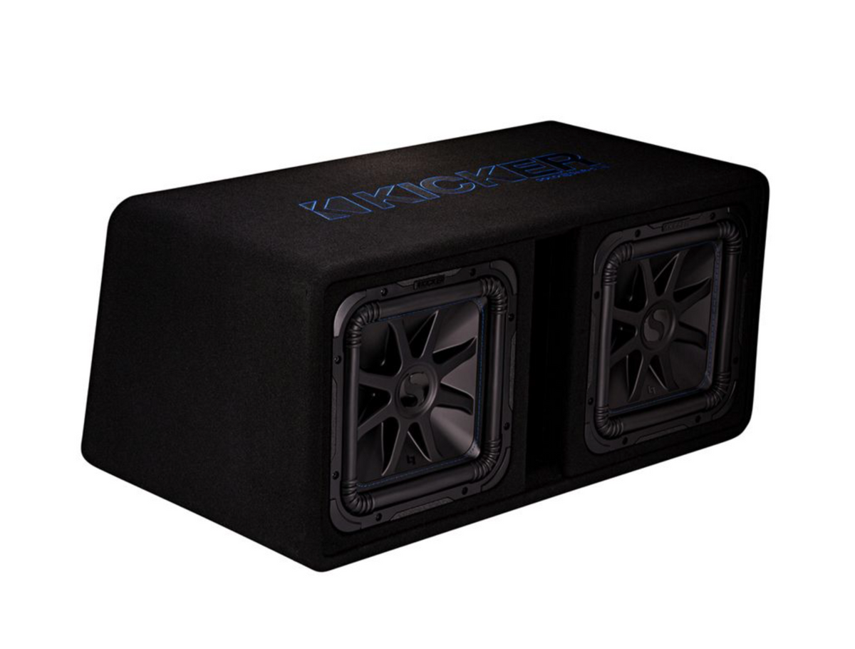 Kicker Solo-Baric L7 Twin 12" Ported Loaded Subwoofer Enclosure Powered Amplified Package 3000W