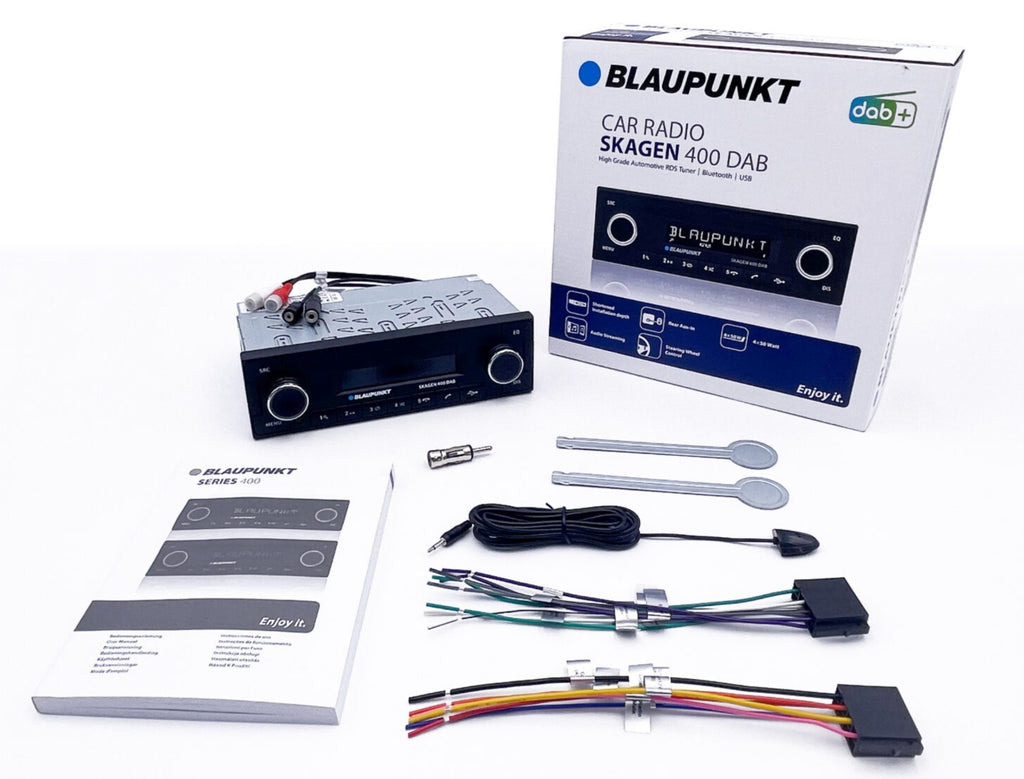 Blaupunkt SKAGEN 400DAB-BT MP3 USB Bluetooth DAB+ iPhone Stereo Tuner