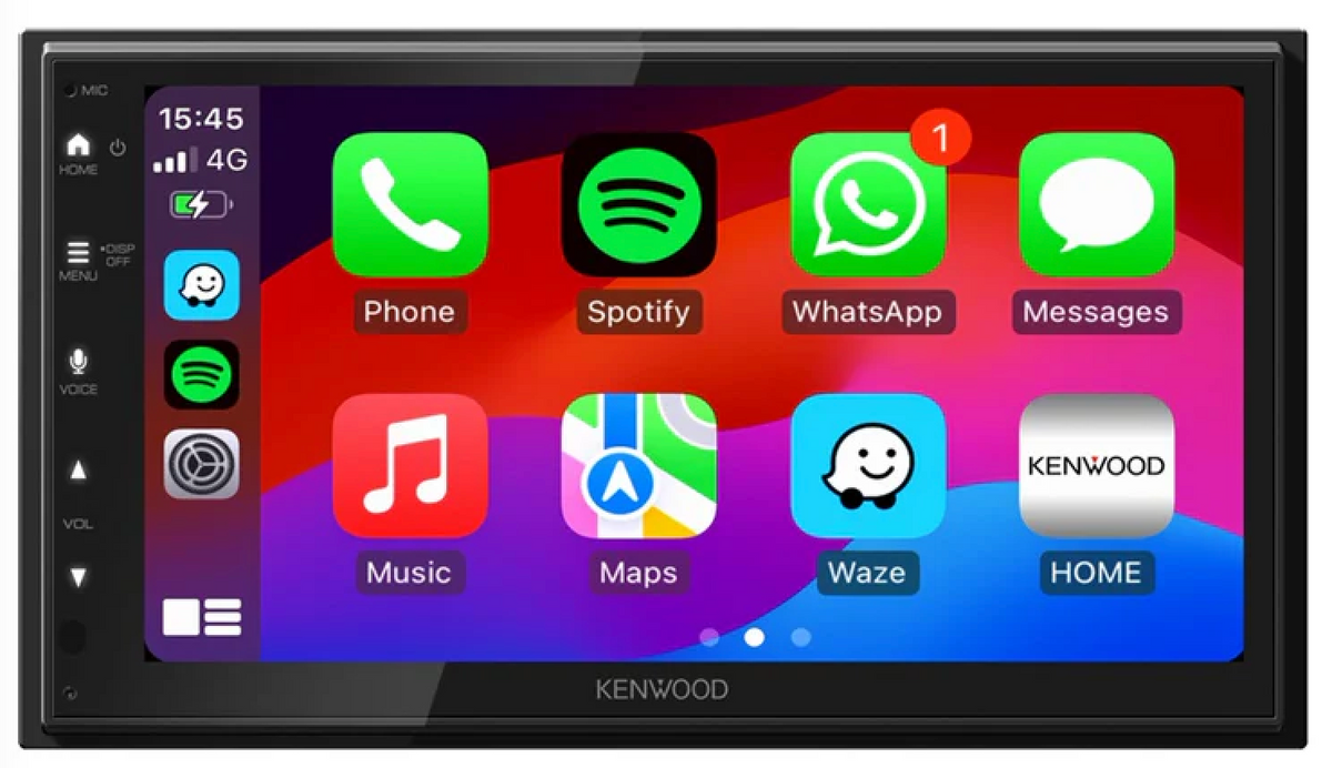 Kenwood DMX5023DABS - 6.8” Wired CarPlay Android Auto Mirroring DAB Screen
