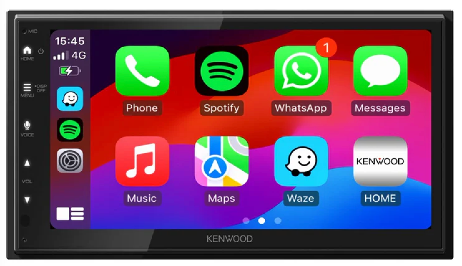 Kenwood DMX5023DABS - 6.8” Wired CarPlay Android Auto Mirroring DAB Screen