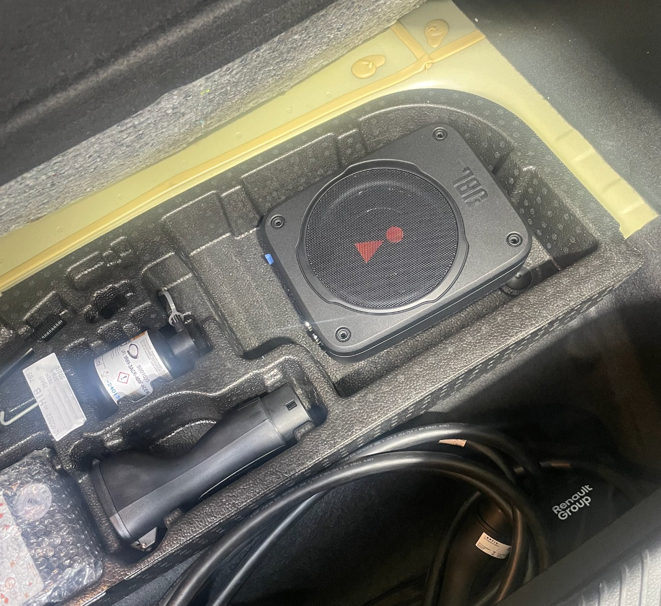 JBL Basspro Lite Subwoofer Upgrade for Renault 5 E-Tech