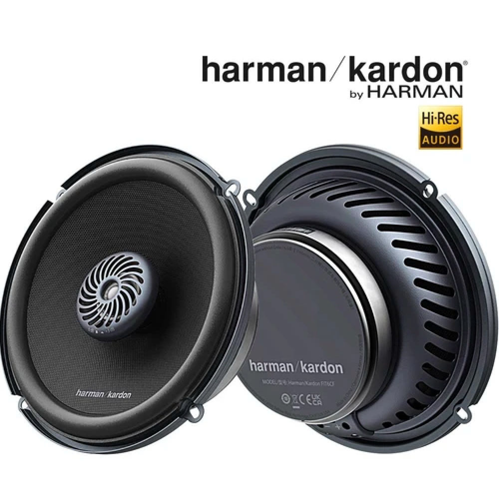 Harman Kardon FIT 6F - Fit Series 2-Way 6.5 Inch Hi-Res Car Coaxial Speakers 360W