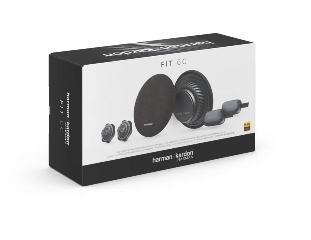 Harman Kardon FIT 6C - 6.5 Inch 2-Way Component Car Speakers 400W