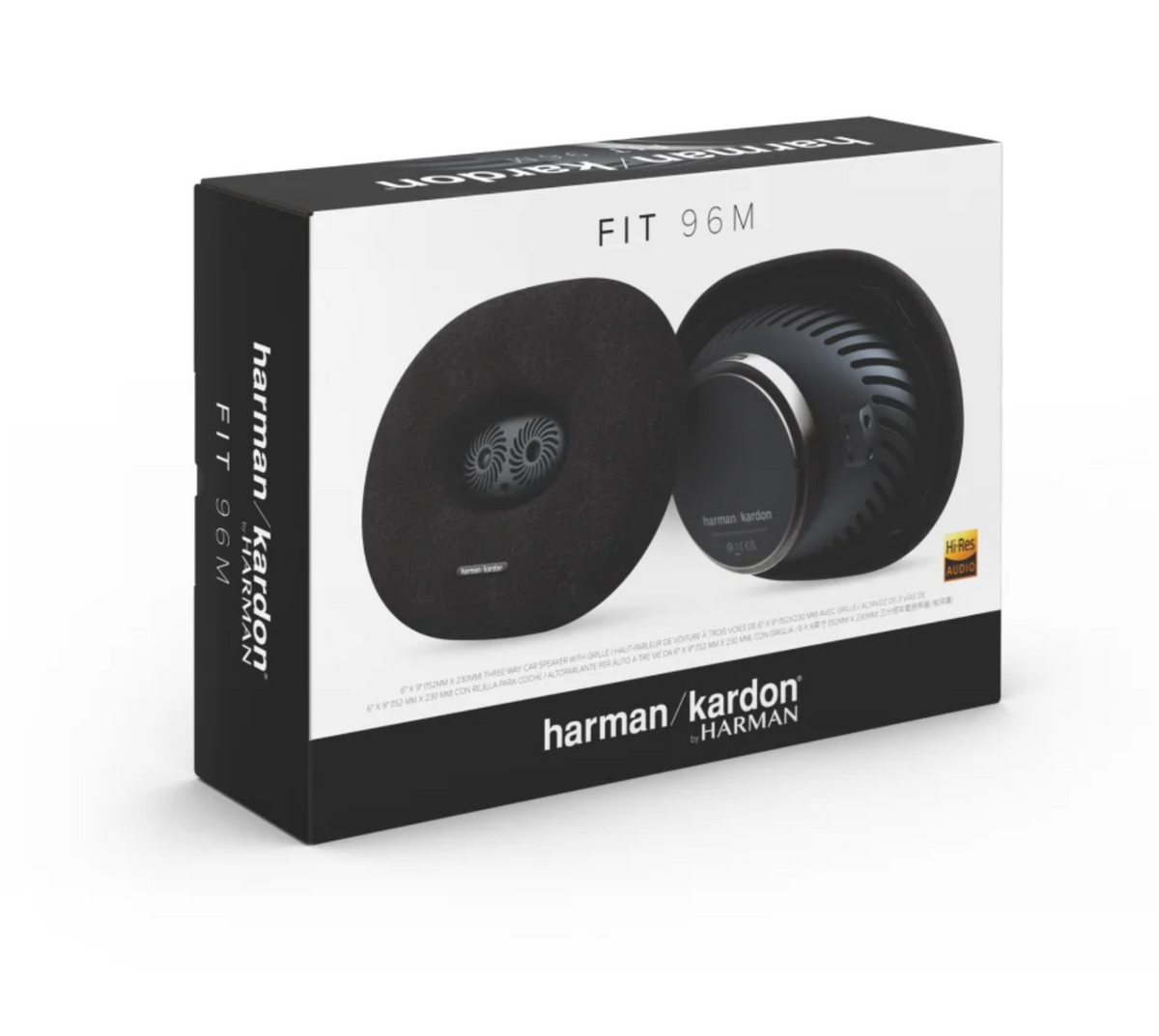 Harman Kardon FIT 96M 6x9 Inch 3-Way Coaxial Car Speakers 440W