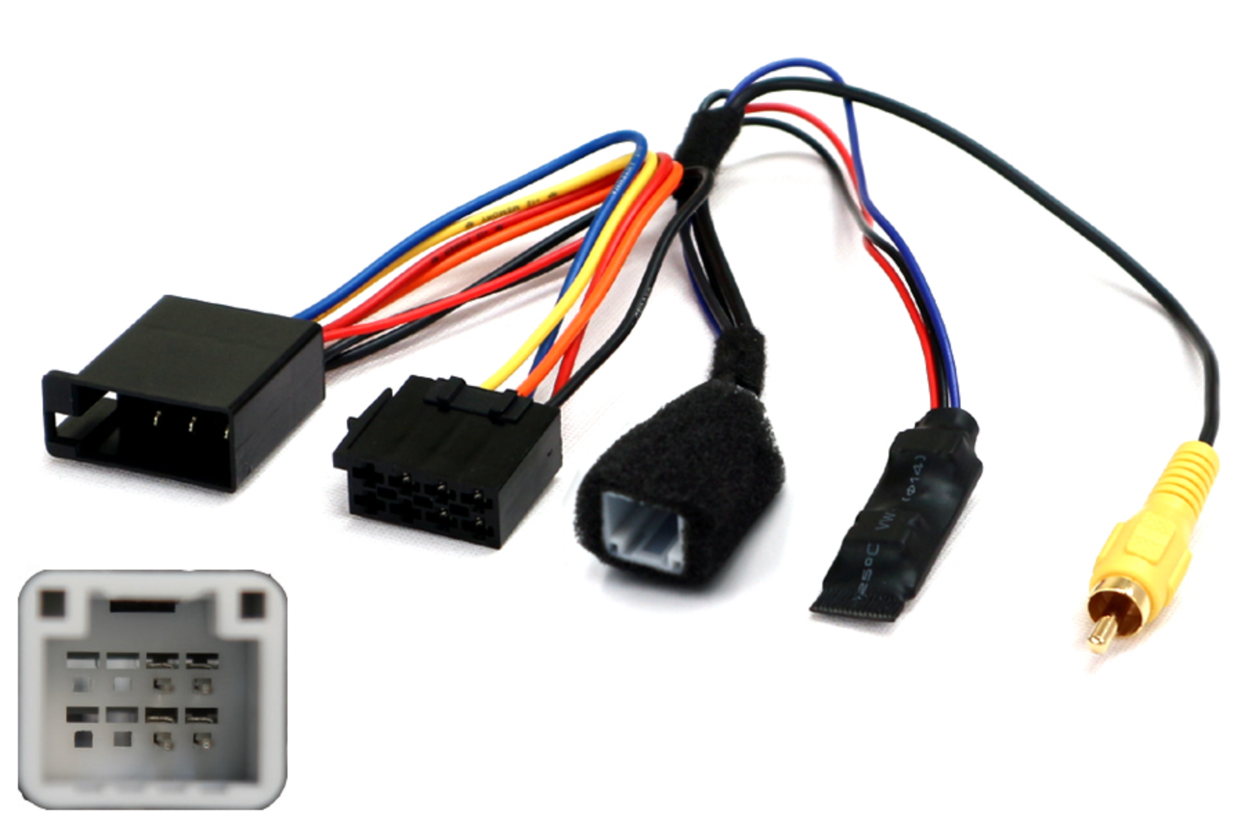 Toyota Aygo, Peugeot 108 & Citroen C1 (14-22) 8 Pin Camera Retention Interface with 6v converter