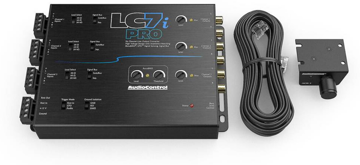 AudioControl LC7iPRO 6-Channel Line Output Converter w/AccuBASS