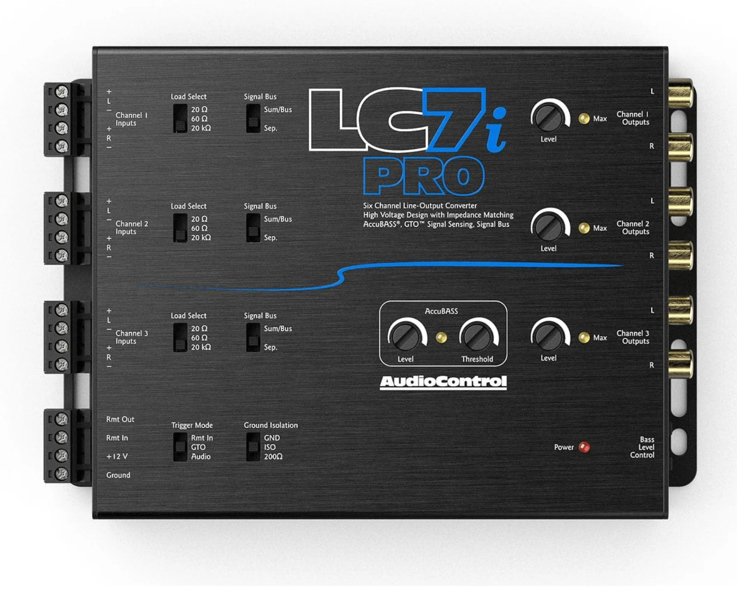 AudioControl LC7iPRO 6-Channel Line Output Converter w/AccuBASS