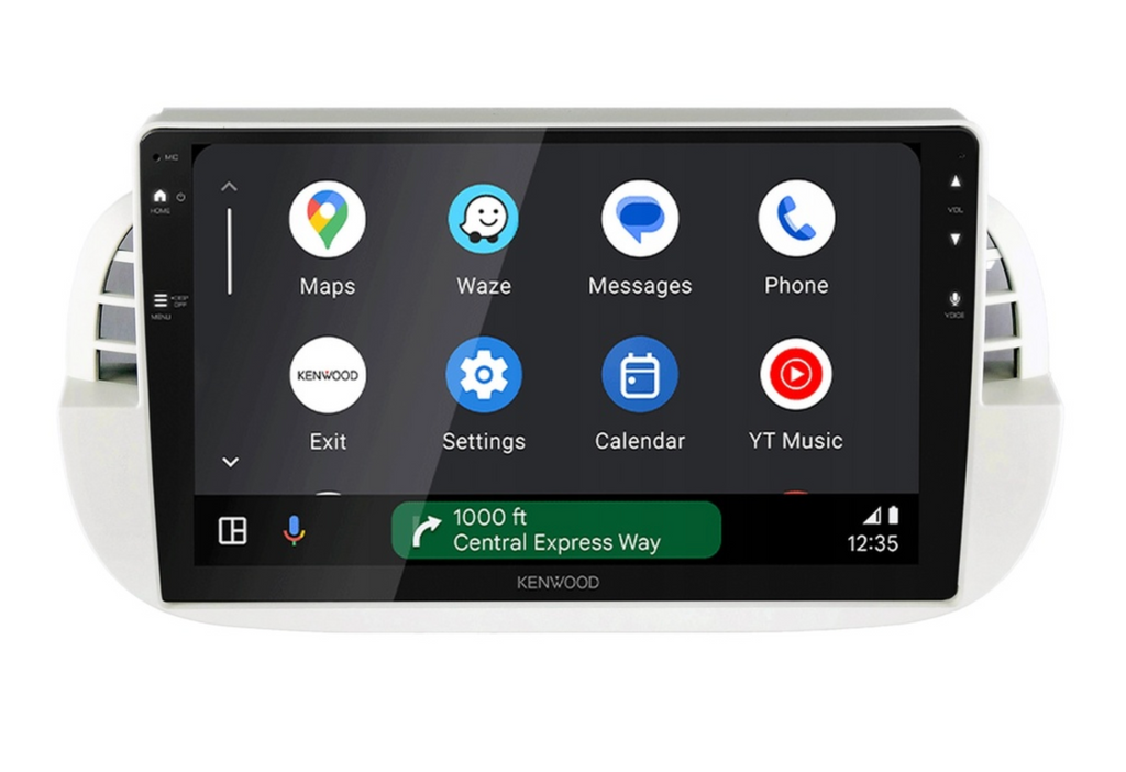 Fiat Kenwood DMX80AXS - 9 Inch Wireless CarPlay Android Auto Bluetooth Mirroring Screen