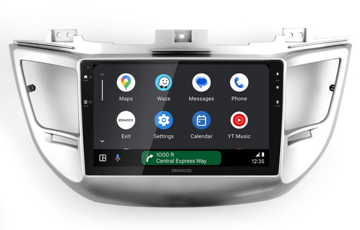 Hyundai Kenwood DMX80AXS - 9 Inch Wireless CarPlay Android Auto Bluetooth Mirroring Screen