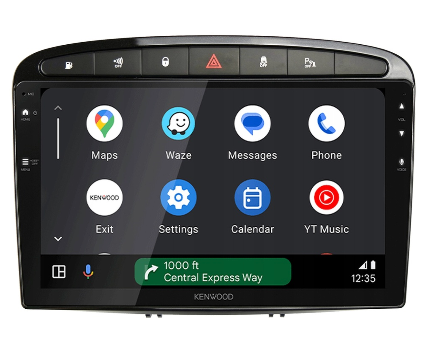 Peugeot Kenwood DMX80AXS 9 Inch Wireless CarPlay Android Auto Bluetooth Mirroring Screen