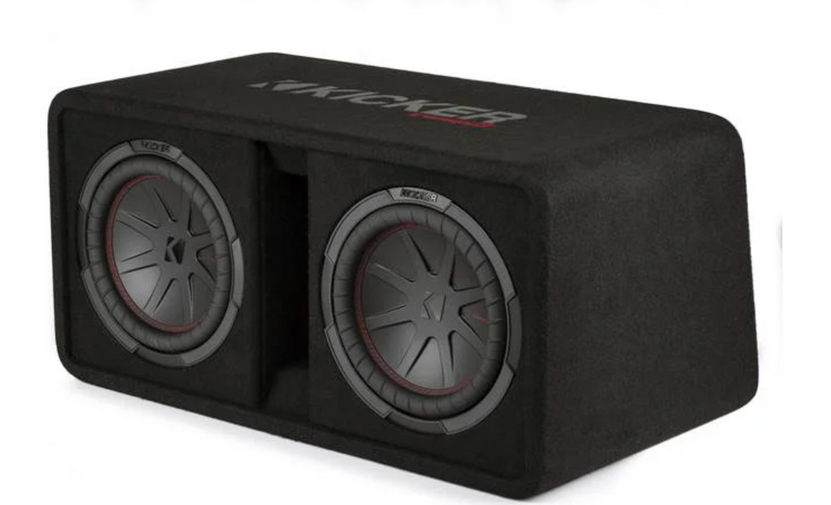 Kicker 48DCWR102 - Dual 10" CompR Subwoofer Enclosure 1600W