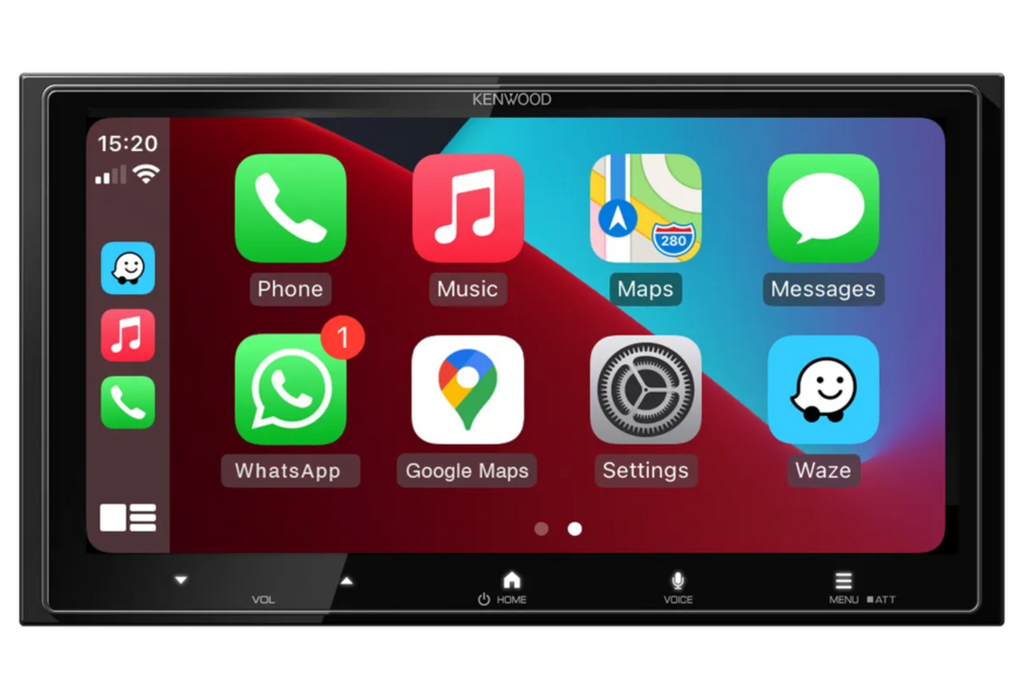 Kenwood DMX-7525DABS 6.8 Inch HD Wireless CarPlay Android Auto Mirroring DAB BT Screen