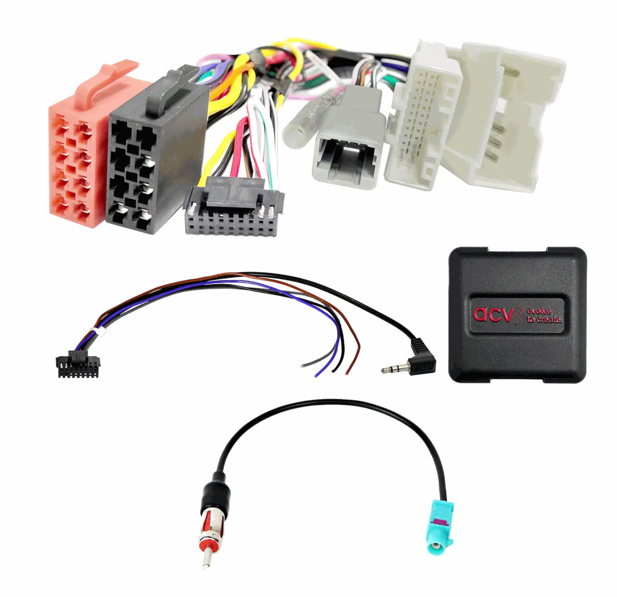 F9DC1K - DACIA DUSTER (9INCH, UV BLACK) 2015> Complete 9 Inch Stereo Fitting Kit