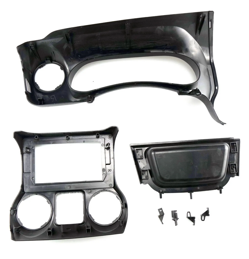 F9JP4K Jeep Wrangler Rubicon 2015-2017 Complete 9 Inch Stereo Fitting Kit
