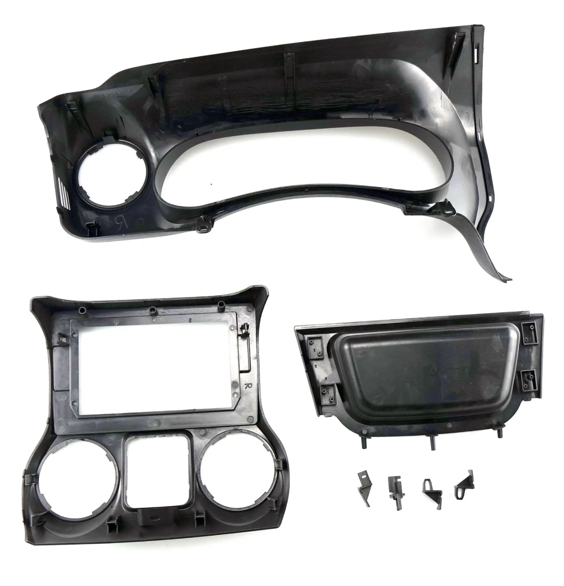 F9JP4K Jeep Wrangler Rubicon 2015-2017 Complete 9 Inch Stereo Fitting Kit