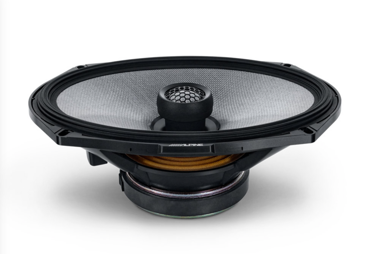 Alpine R2-S69 - 6x9" (16cm x 24cm) 2-Way R-Series Coaxial Shelf Speakers 300W