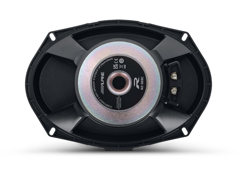 Alpine R2-S69C - 6x9 2-Way Car Component Door Shelf Speakers with Tweeters 300W