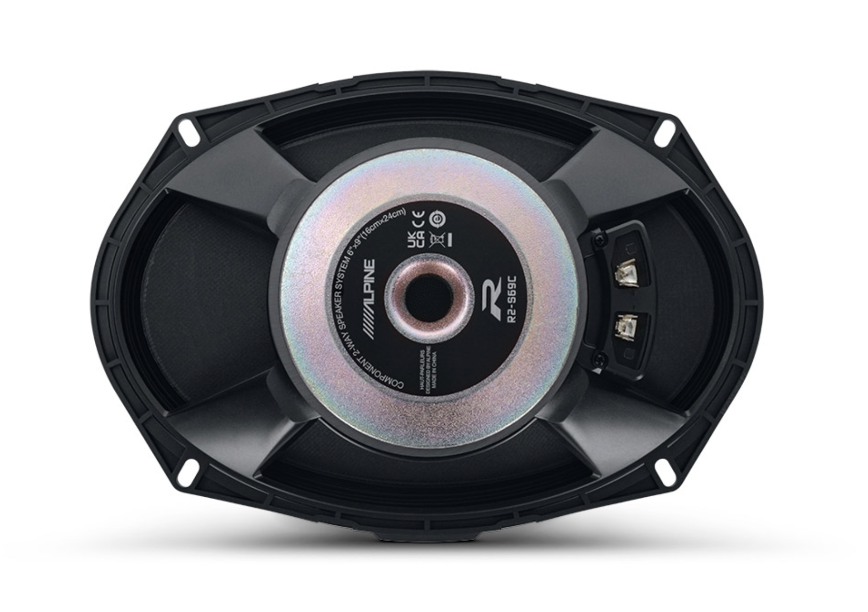 Alpine R2-S69C - 6x9 2-Way Car Component Door Shelf Speakers with Tweeters 300W