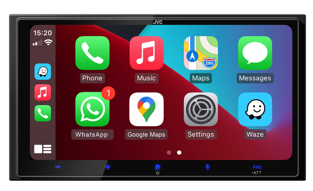 JVC KW-M795DBW 6.95" HD Wireless Apple CarPlay Android Auto Mirroring DAB+ Bluetooth Stereo