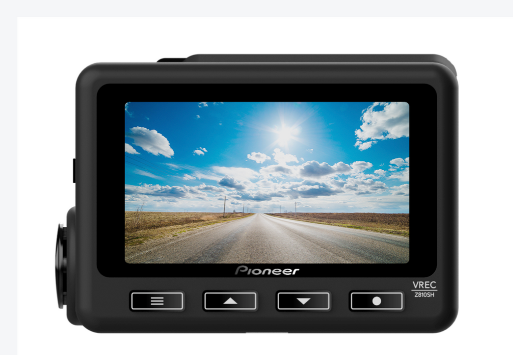 Pioneer VREC-Z810SH 2-Channel (Front Rear) Dash Camera 4K Wide Viewing Angle Dash Cam