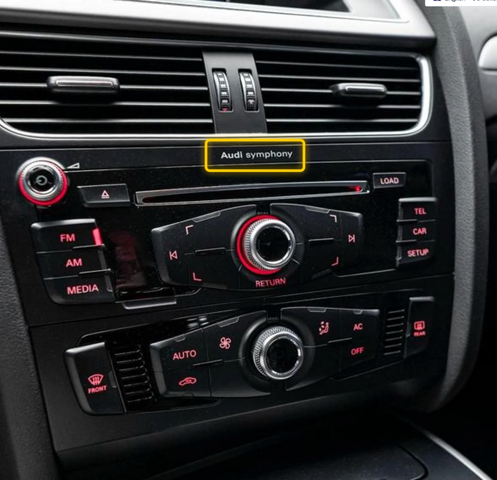 Audi A4, A5 and Q5 with the Concert / Symphony radio Wireless CarPlay/Android Auto Add on Interface
