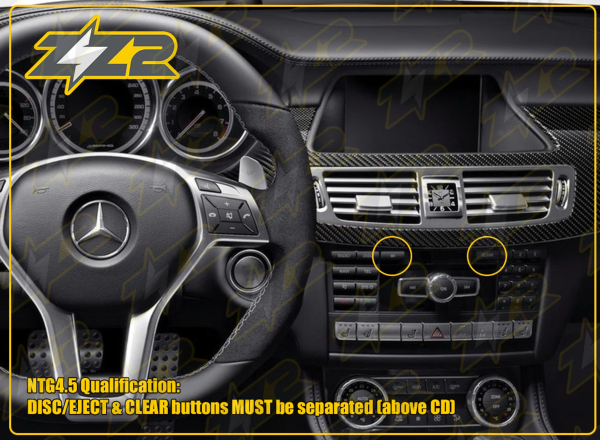 Mercedes Models with NTG4.5 NTG4.7 Wireless CarPlay/Android Auto Add on Interface