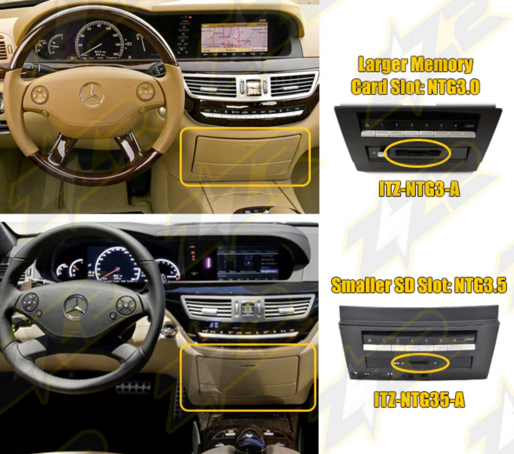 Mercedes S Class CL 2007-2009 with NTG3.5 Wireless CarPlay/Android Auto Add on Interface