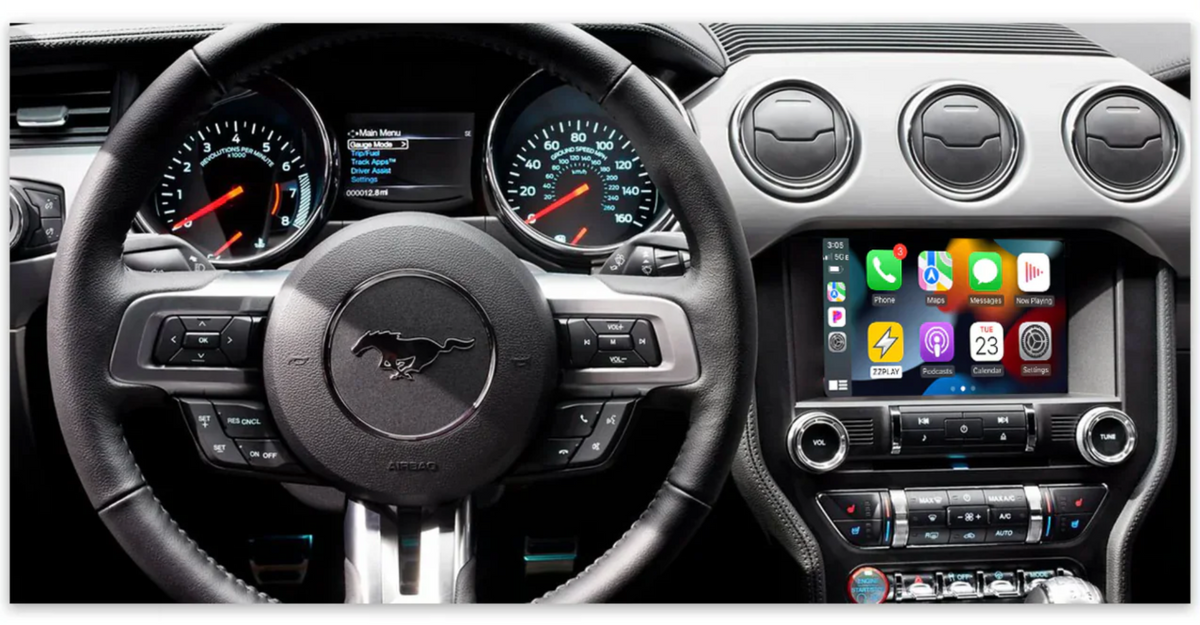 Ford C-MAX Focus Mustang Transit with SYNC2 8" Screen Wireless CarPlay/Android Auto Add on Interface