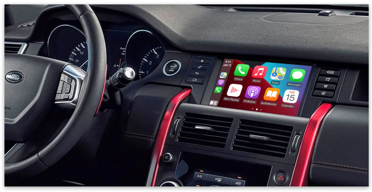 Jaguar E-Pace F-Pace XJ XF XE with Harmon radio Wireless CarPlay/Android Auto Add on Interface