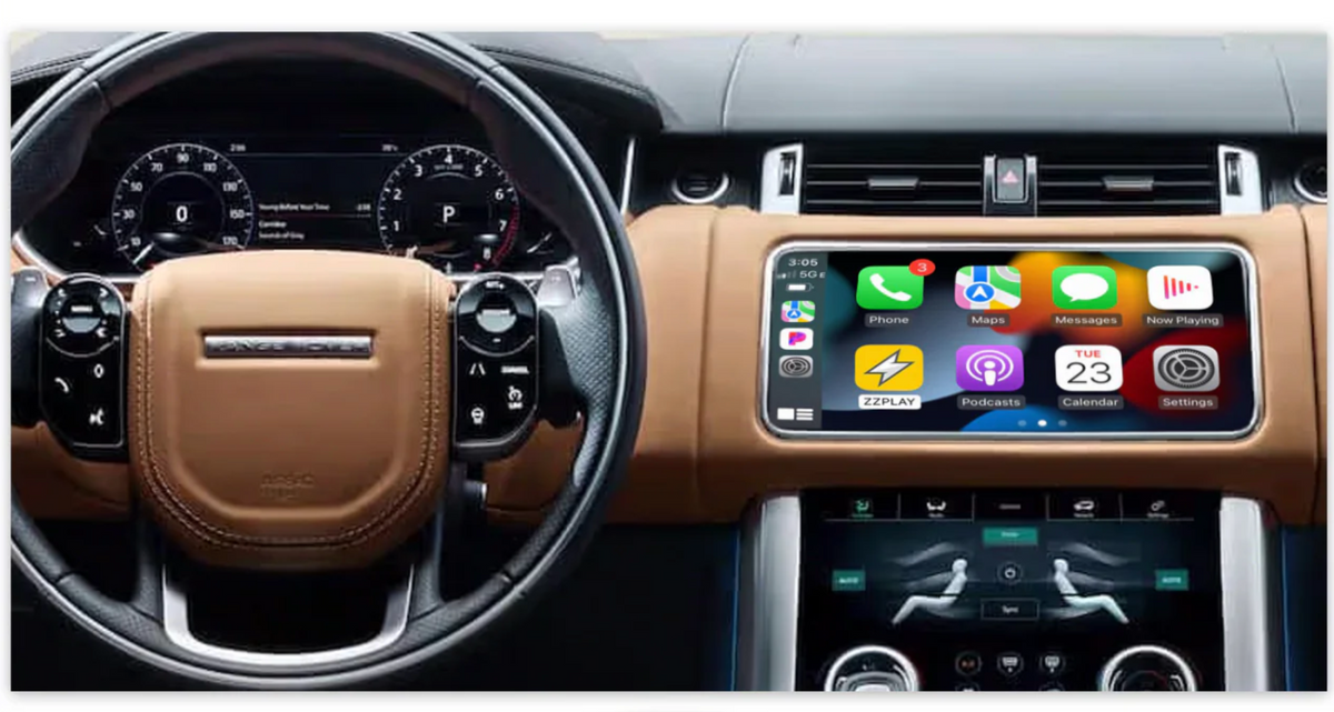 Land Rover Models with Factory Bosch Stereo (W/ Factory NAV) Wireless CarPlay/Android Auto Add on Interface